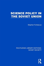 Buy Science Policy in the Soviet Union