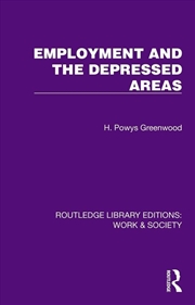 Buy Employment and the Depressed Areas