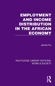 Buy Employment and Income Distribution in the African Economy