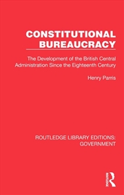 Buy Constitutional Bureaucracy