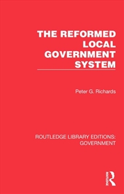 Buy The Reformed Local Government System