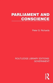 Buy Parliament and Conscience
