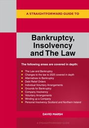 Buy A Straightforward Guide to Bankruptcy Insolvency and the Law