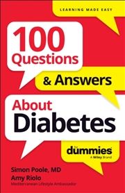 Buy 100 Questions & Answers About Diabetes For Dummies