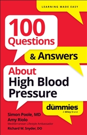 Buy 100 Questions & Answers About High Blood Pressure For Dummies