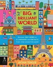 Buy Big Brilliant World : A book of first words and early foreign language skills, featuring 12 cities f