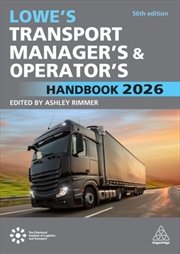 Buy Lowe's Transport Manager's and Operator's Handbook 2026