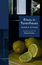 Buy Ritsos in Parentheses