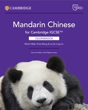 Buy Mandarin Chinese For Cambridge