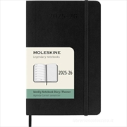 Buy Moleskine 2025-26 18 Month Weekly Academic Planner Pitch Black