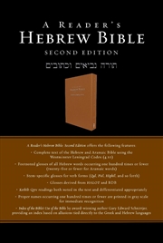 Buy A Reader's Hebrew Bible: Secon