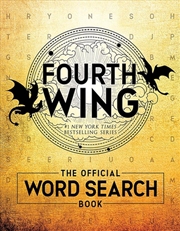Buy Fourth Wing: The Official Word Search Book