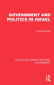 Buy Government And Politics In Isr