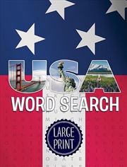 Buy USA Word Search Puzzles (Large Print)