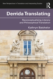Buy Derrida Translating
