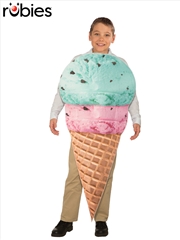 Buy Ice Cream Cone Child Costume - Size Std