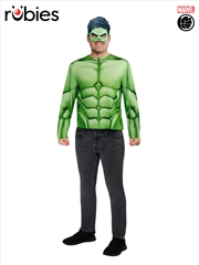 Buy Hulk Adult Costume Top & Mask - Size M-L
