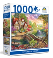 Buy Crown 1000Pce Puzzle Riverside Haven