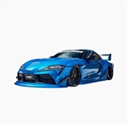 Buy Solido Cars - 1:18 Toyota GR Supra Liberty Walk Body Kit Blue Metallic 2025 Diecast Vehicle