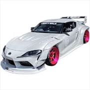 Buy Solido Cars - 1:18 Toyota GR Supra Liberty Walk Body Kit White & Pink 2025 Diecast Vehicle