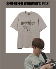 Buy Seventeen Wonwoo Pick - Dysfunct Dream Catcher Pigment T-Shirt Beige (S)