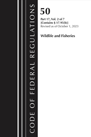 Buy Code of Federal Regulations, Title 50 Wildlife and Fisheries 17.95(b), Revised as of October 1, 2023