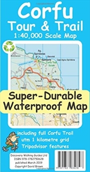Buy Corfu Tour & Trail Super-Durable Map