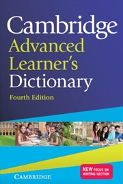 Buy Cambridge Advanced Learner's Dictionary