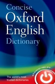 Buy Concise Oxford English Dictionary : Main edition