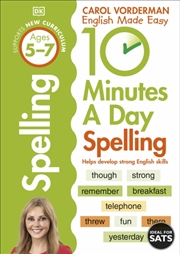 Buy 10 Minutes A Day Spelling, Ages 5-7 (Key Stage 1)