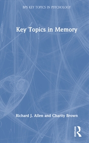 Buy Key Topics in Memory
