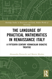 Buy The Language of Practical Mathematics in Renaissance Italy
