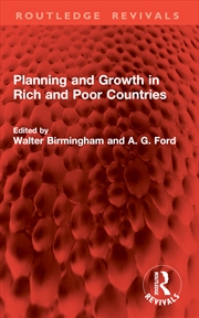 Buy Planning and Growth in Rich and Poor Countries