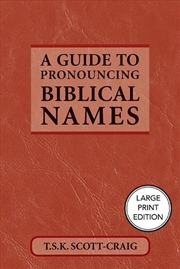 Buy A Guide To Pronouncing Biblica
