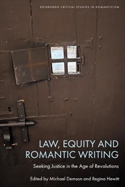Buy Law, Equity And Romantic Writi