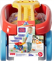 Buy Mega Bloks - First Builders Block Scooping Pull Wagon, 20 Piece Building Toy Set