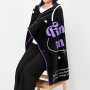 Buy Artbox - Black Purple Lap Blanket Medium