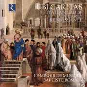 Buy Ubi Caritas - Italian Laude In Early Renaissance