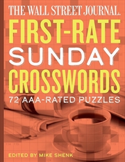 Buy The Wall Street Journal First-Rate Sunday Crosswords