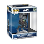 Buy Mandalorian & Grogu (2026) – Mandalorian with Grogu on AT-RT Pop! Ride