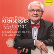 Buy Johann Philipp Kirnberger: Sinfonias - World Prem