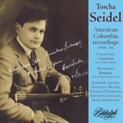 Buy Toscha Seidel: American Columbia Recordings 1918-21