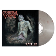 Buy Vile - Grey With Red Streaks Vinyl