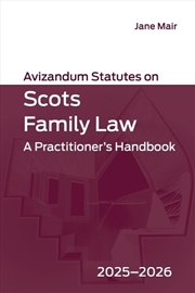 Buy Avizandum Statutes on Scots Family Law