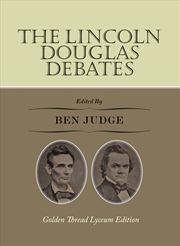 Buy The Lincoln-Douglas Debates