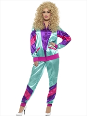 Buy 80's Height Of Fashion Women's Shell Suit Costume - Size L