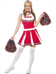 Buy Cheerleader Red Costume - Size Xs