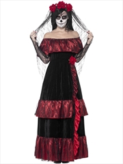 Buy Day Of The Dead Bride Deluxe Costume - Size L