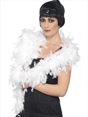 Buy Deluxe Feather Boa, White