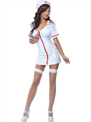 Buy Fever No Nonsense Nurse Costume - Size L